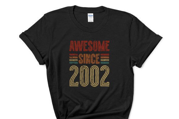 Awesome Since 2002: A Versatile Embroidery Design