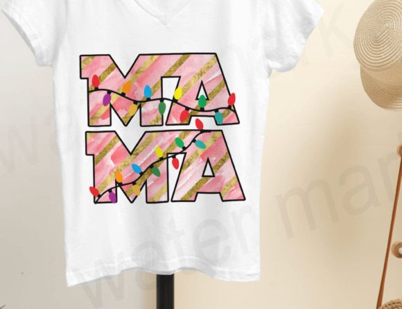 Crafting Festive Magic with the Mama Shirt Sublimation Graphic
