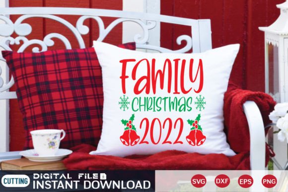 Family Christmas 2022: A Versatile Graphics Asset for T-Shirt Designs