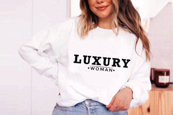 Luxury Woman Modern Print: A Versatile Graphics Asset for T-Shirt Designs