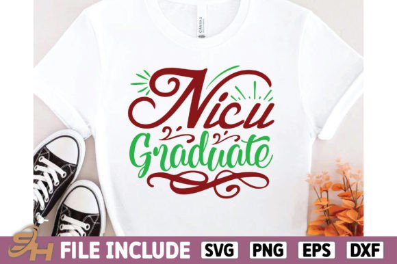 Nicu Graduate: A Versatile Graphics Asset for T-Shirt Designs