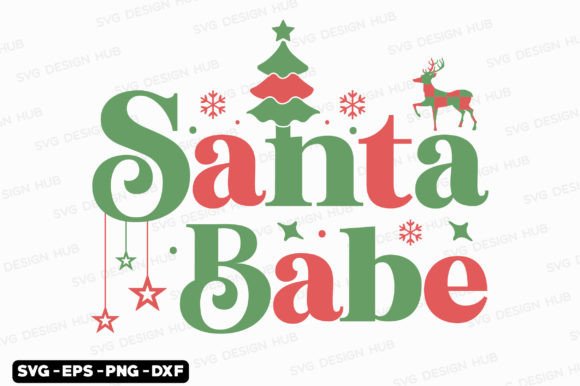 Retro Christmas Graphics for Classic Holiday T-Shirt Designs