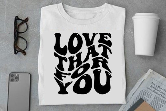 Retro Textt Design, Love That for You